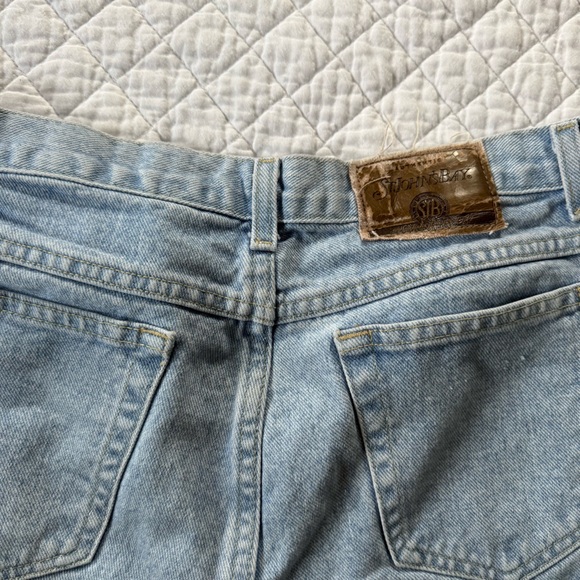 St. John's Bay Blue Jean Shorts Relaxed Fit - Picture 2 of 4